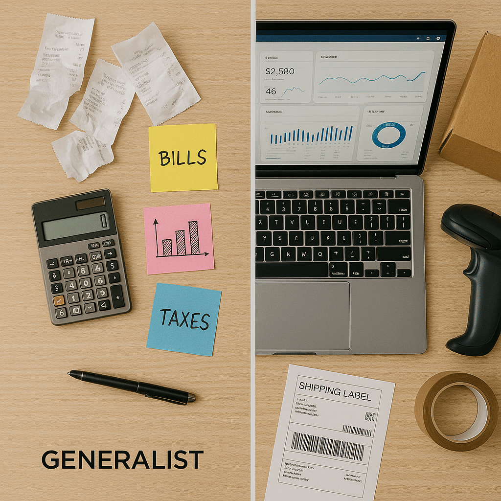 Why E-Commerce Businesses Need Specialized Accountants vs. Generalists